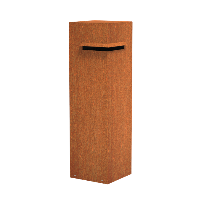 Brievenbus IVAR cortenstaal