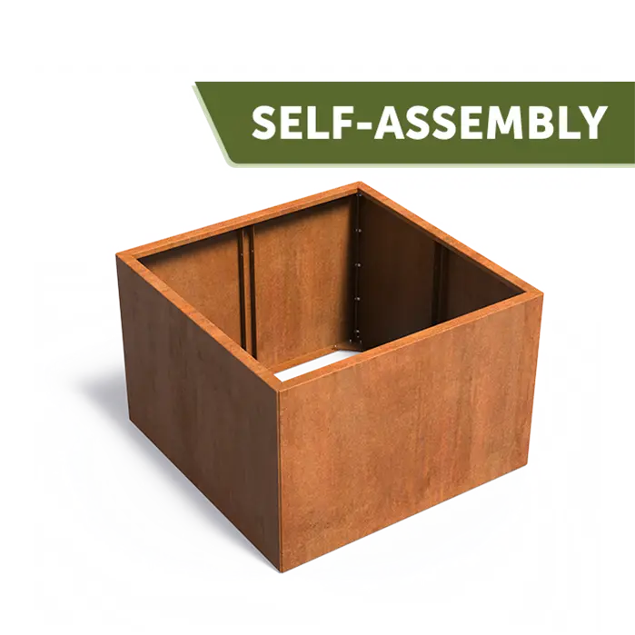 Plantenbak CARREZ CONNECT cortenstaal vierkant 2