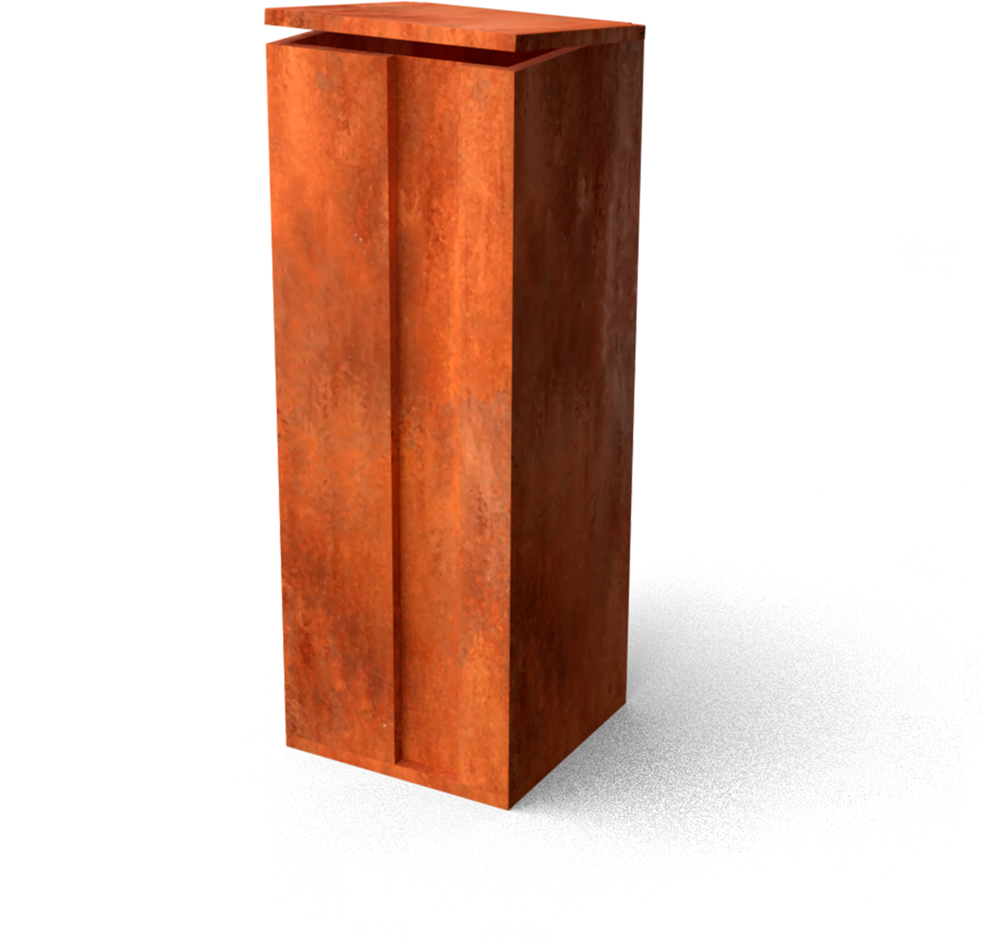 pakketbrievenbus COLLU cortenstaal