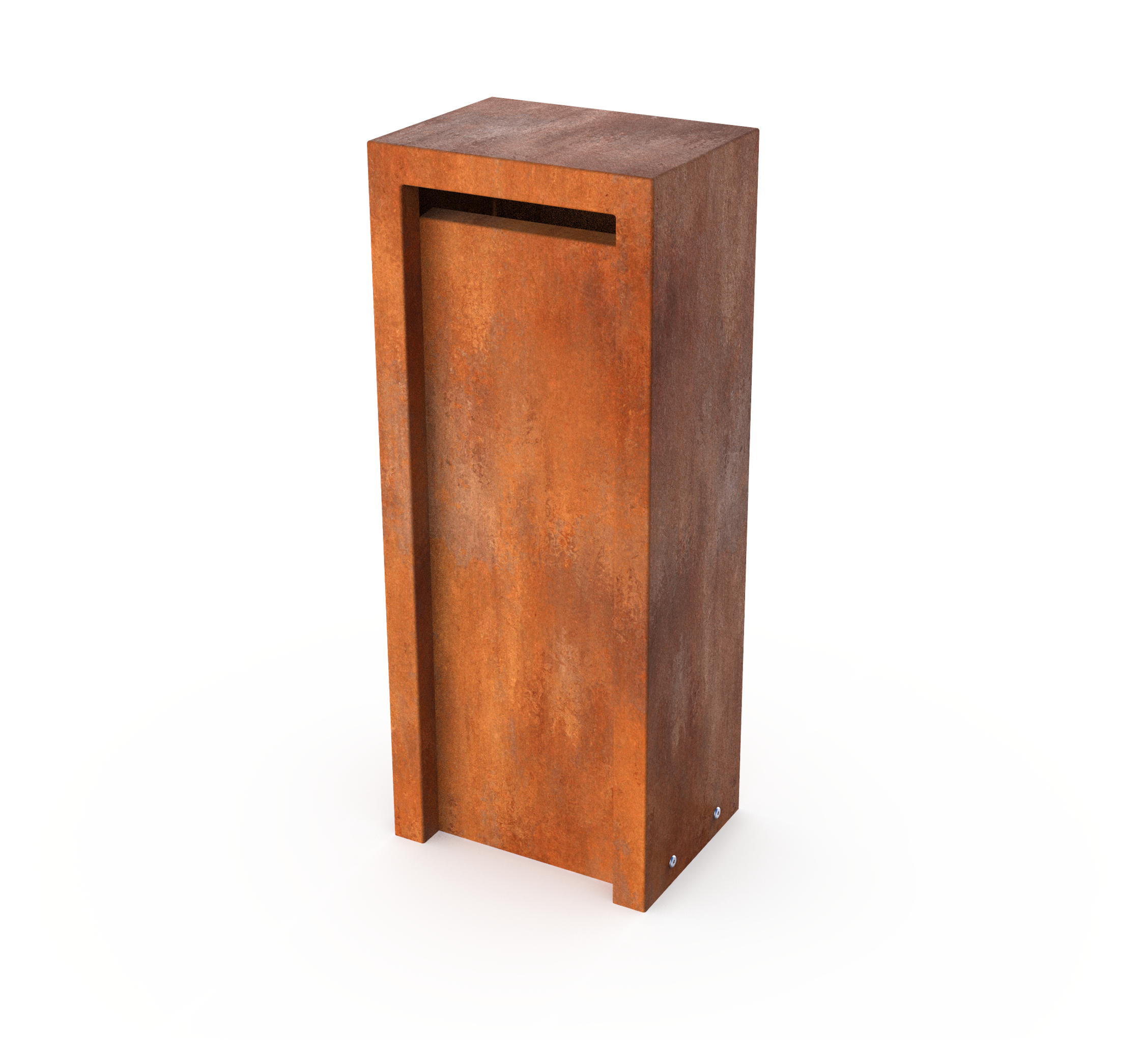 brievenbus LITRU cortenstaal