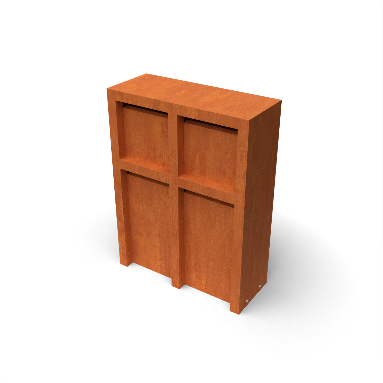 Brievenbus LITRU QUATRO cortenstaal