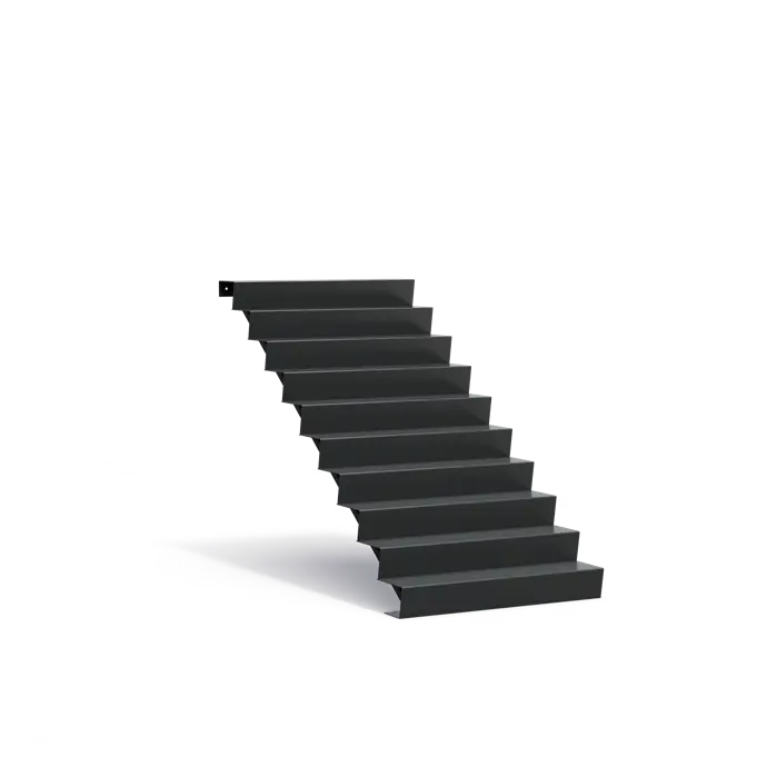 Trap aluminium 10 treden