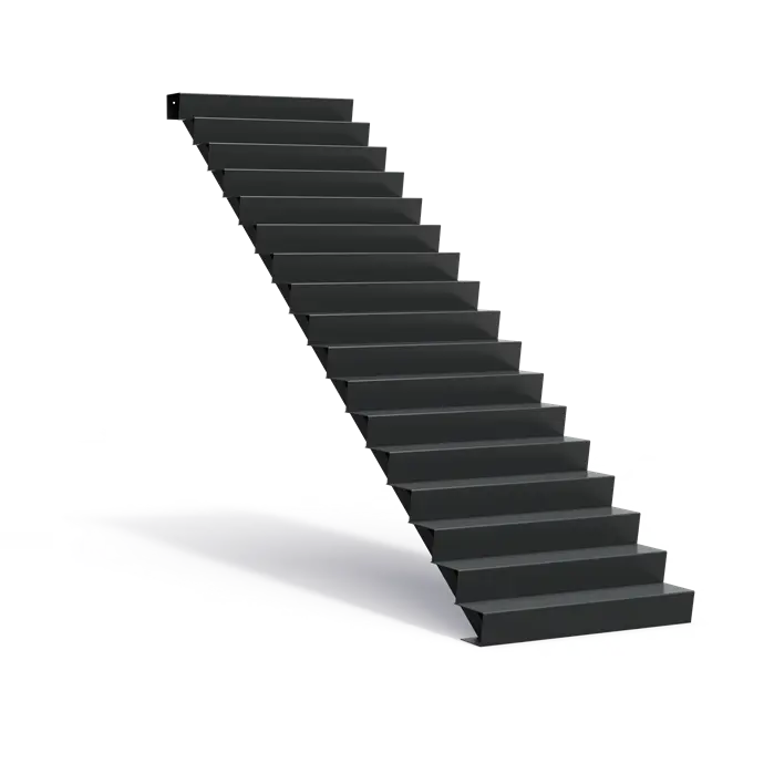 Trap aluminium 17 treden