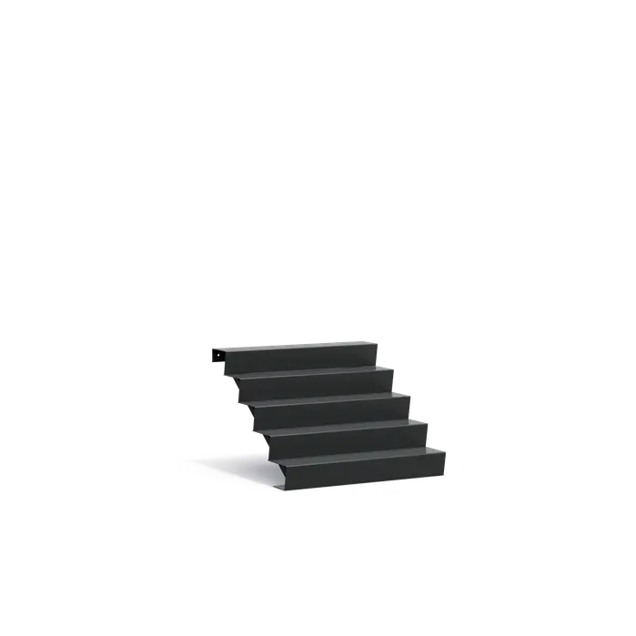 Trap aluminium 5 treden