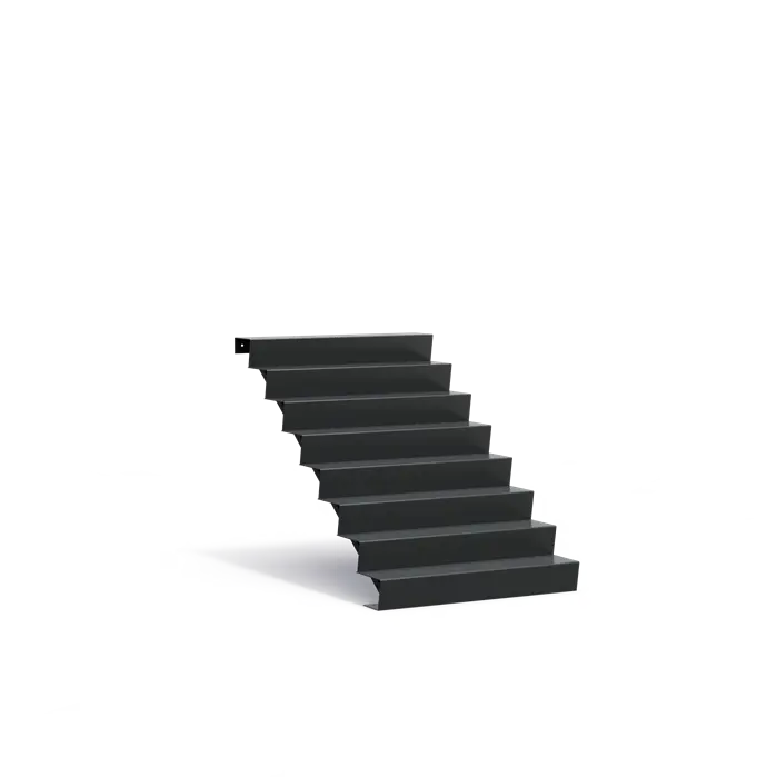 Trap aluminium 8 treden
