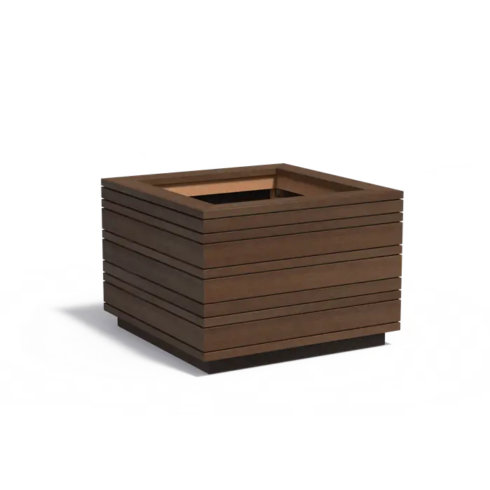 Plantenbak BANDU bamboe vierkant BB4.1