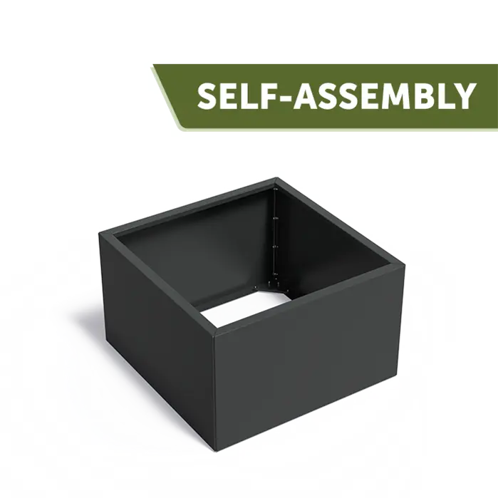 Plantenbak CARREZ CONNECT staal vierkant