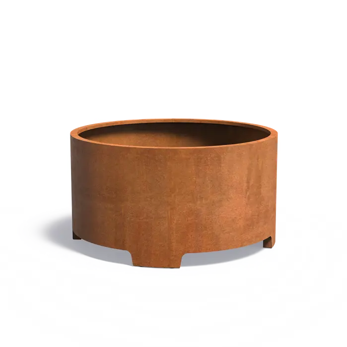 Plantenbak CIRCUM cortenstaal met poten CTP2.1