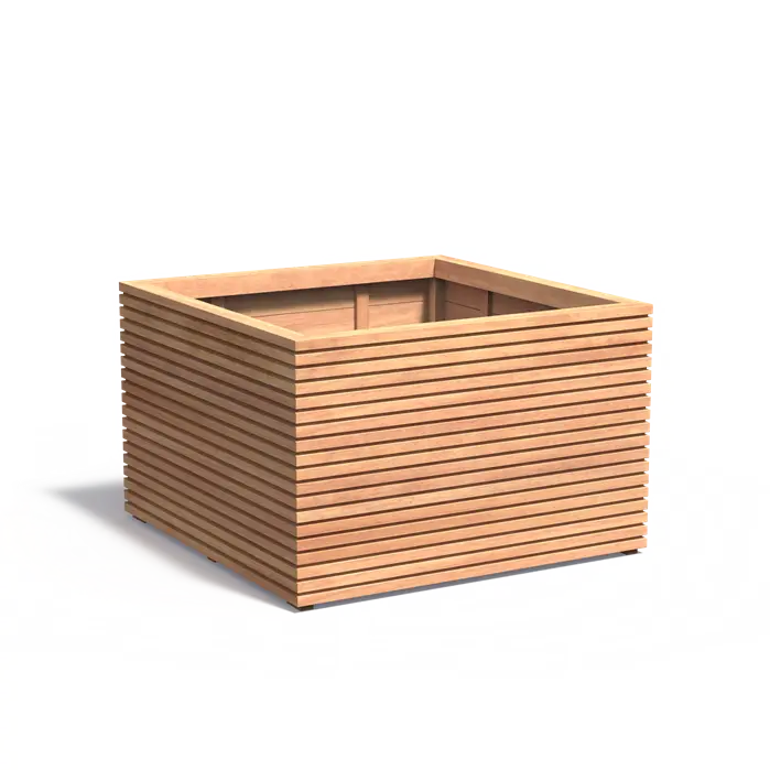 Plantenbak MALAGA hardhout vierkant HRS4.1