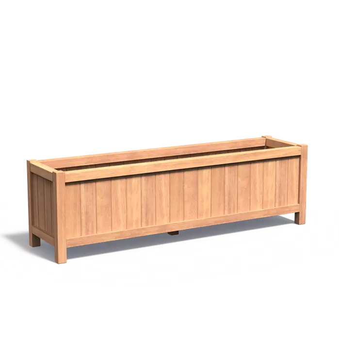 Plantenbak VALENCIA hardhout langwerpig HR22