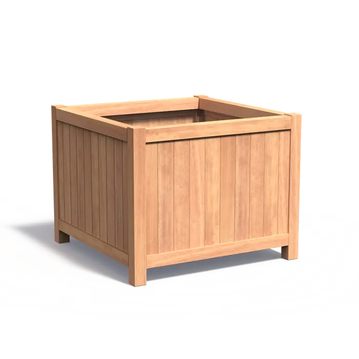 Plantenbak VALENCIA hardhout vierkant HR4