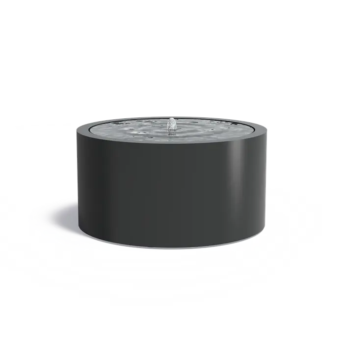 Watertafel aluminium rond ABR1