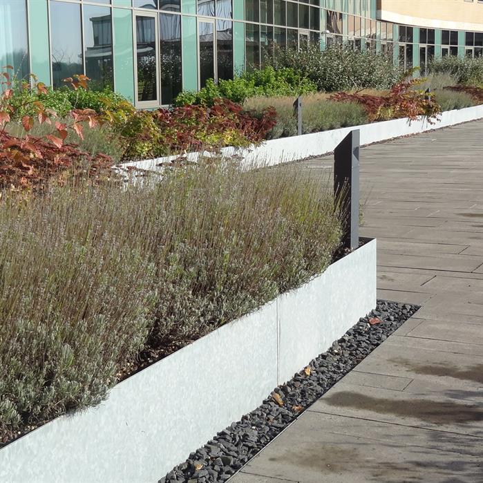 Bedrijven en instellingen - kantopsluiting recht verzinkt