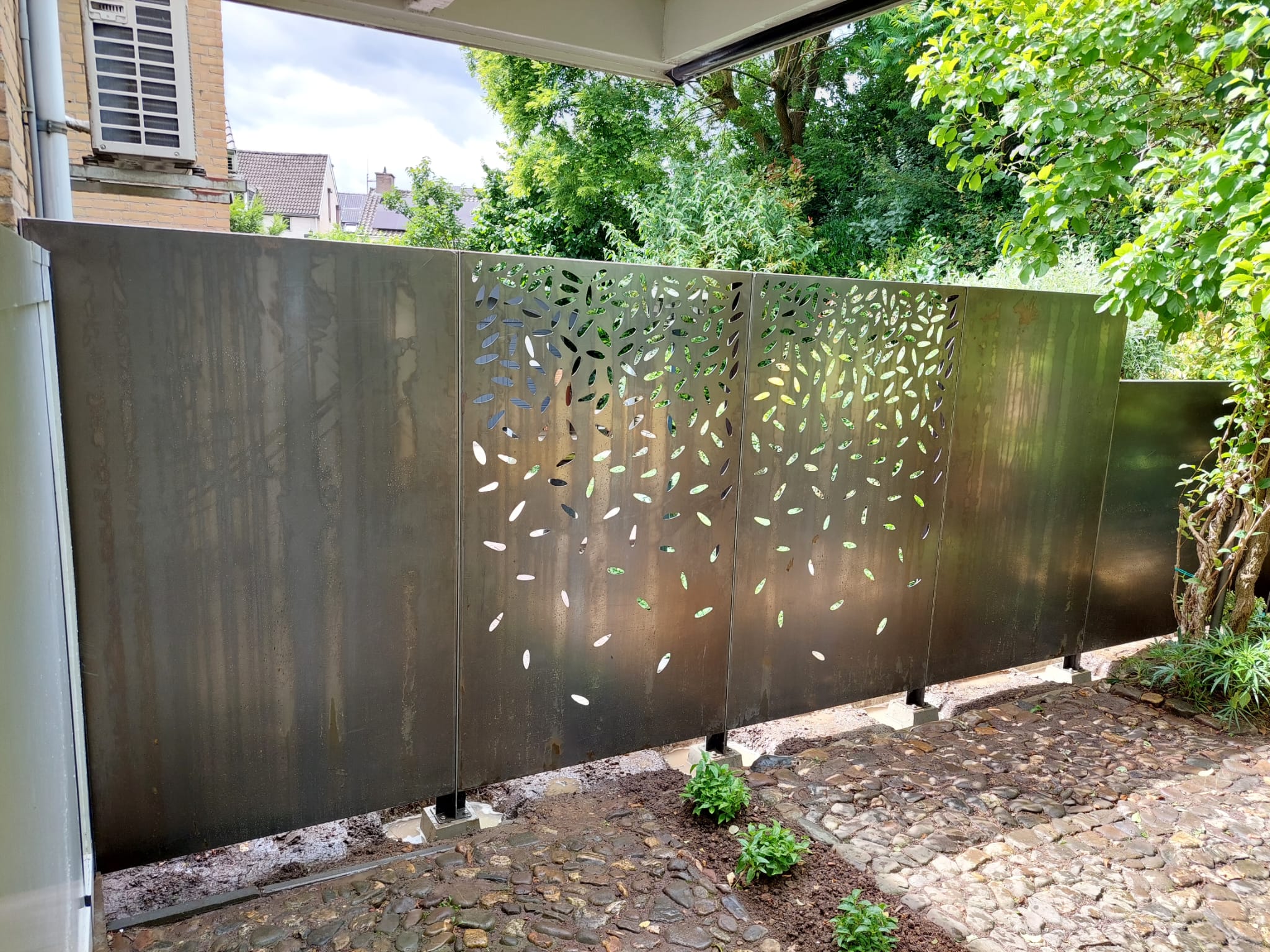 Cortenstalen panelen