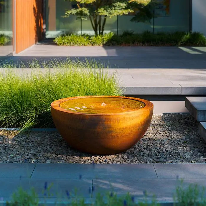 Watertafel cortenstaal BAYOU 1