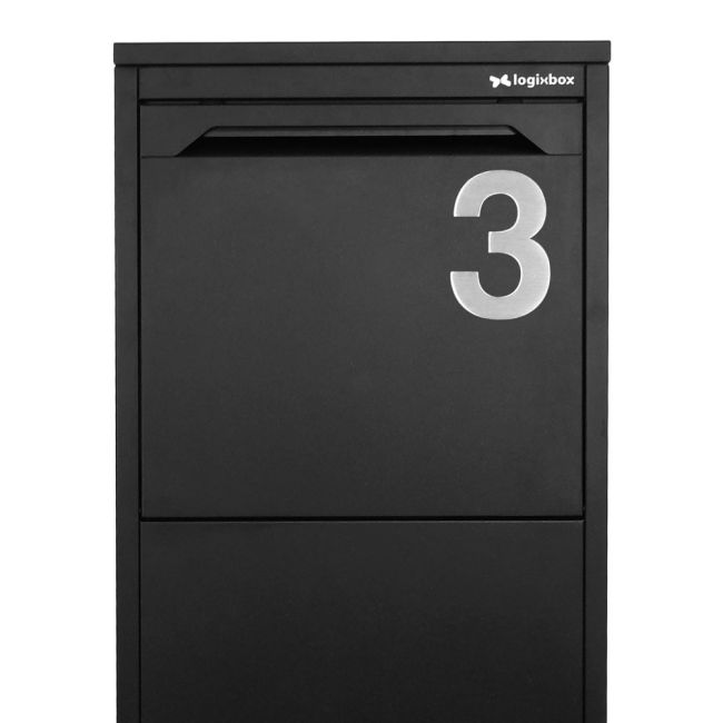 Huisnummer RVS Bold 120mm