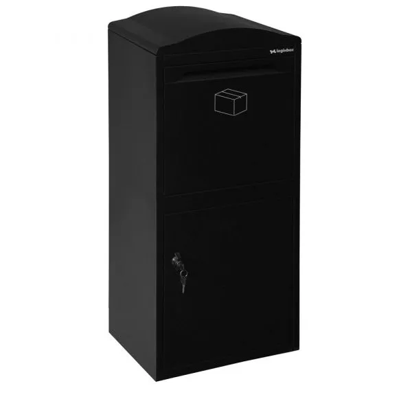 Logixbox Frontbox pakketbrievenbus zwart 1
