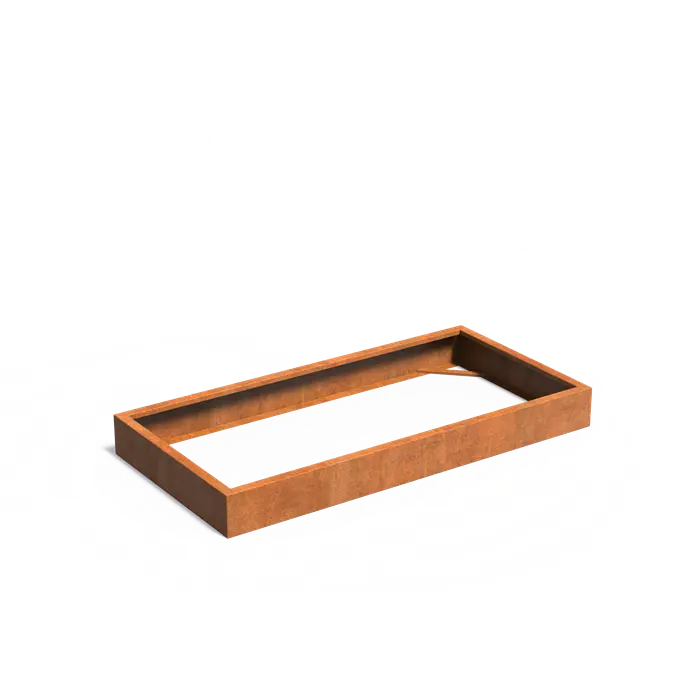 Borderbak CARREZ cortenstaal