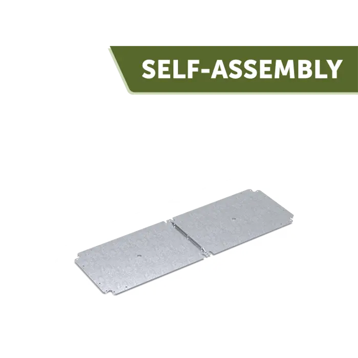 Bodem CARREZ CONNECT staal langwerpig