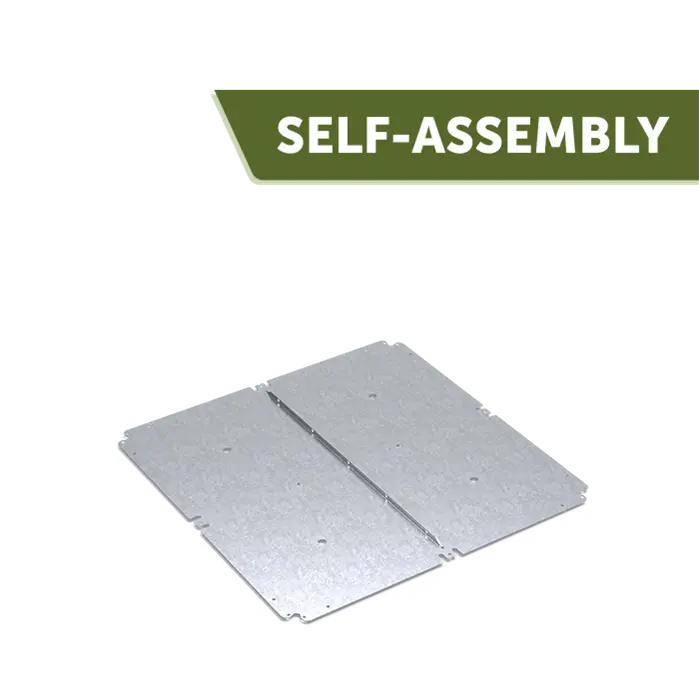 Bodem CARREZ CONNECT staal vierkant VGWCB4