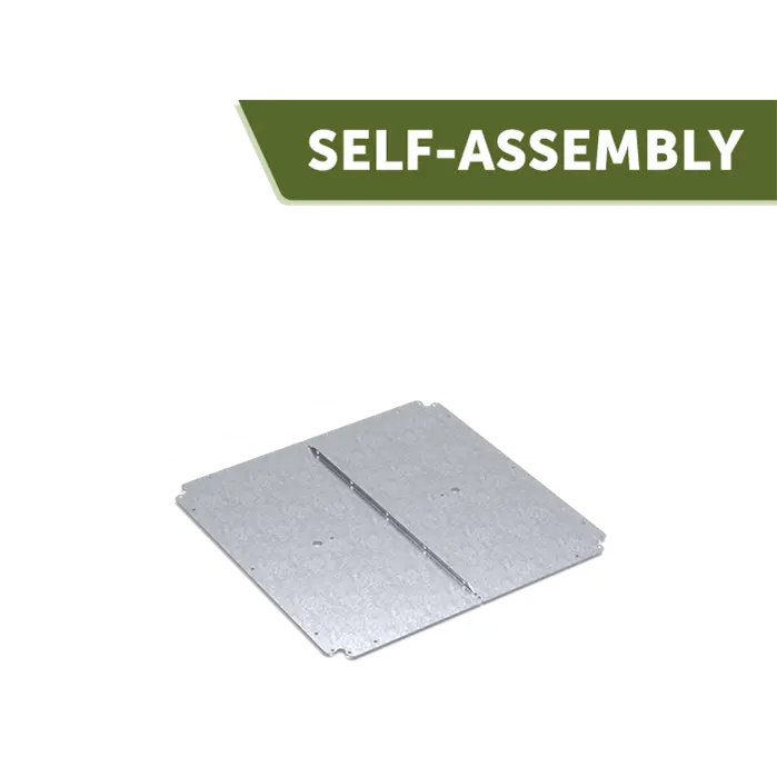 Bodem CARREZ CONNECT staal vierkant