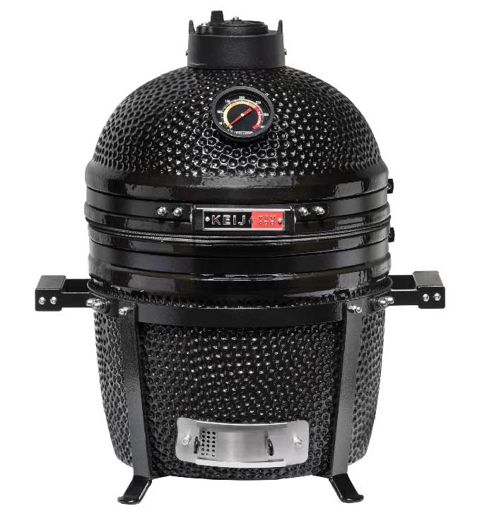 KEIJ Kamado Compact Pro Zwart 15 inch