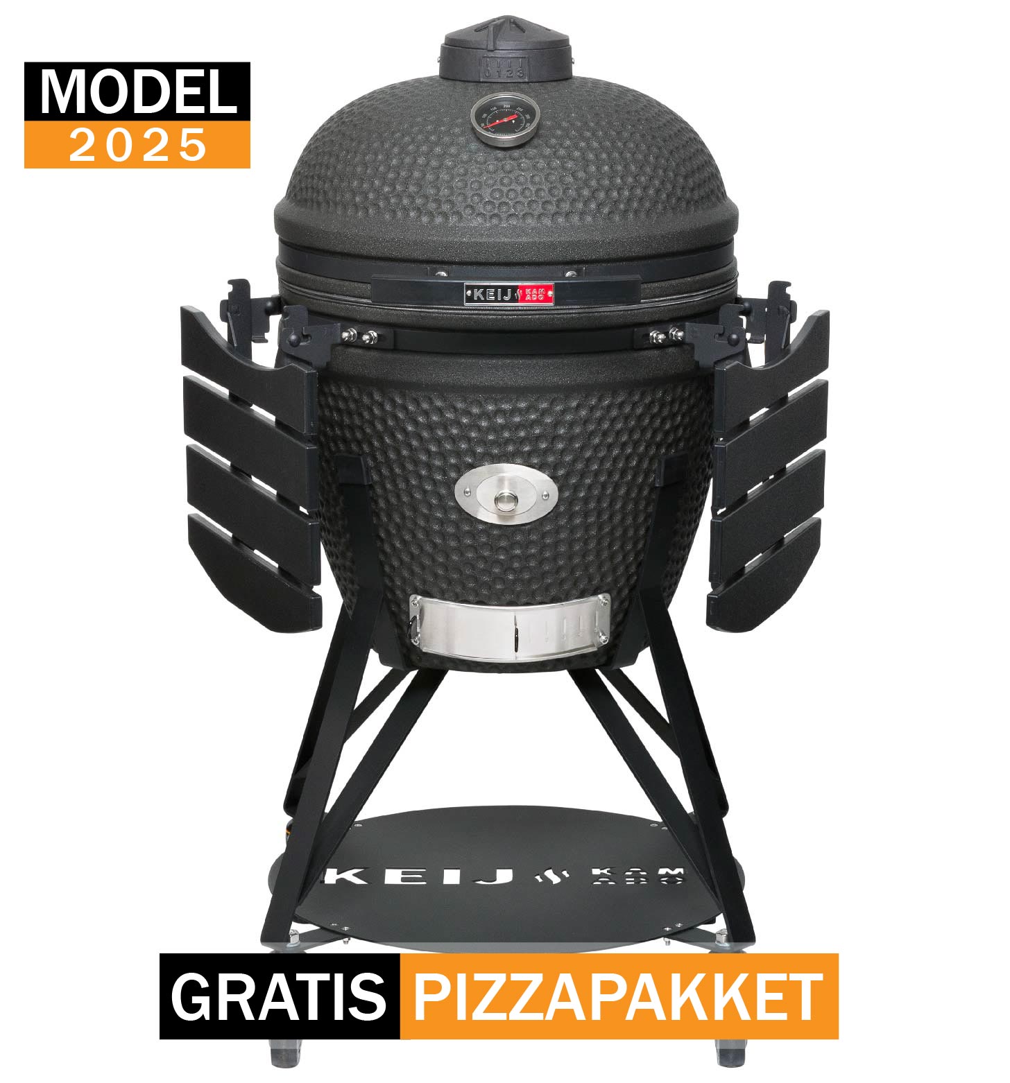 KEIJ Kamado Large Legend Mat Zwart 21 inch